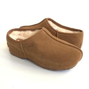 UGG Tasman Suede Chestnut Slippers Mules 1143834 Womens Size 5